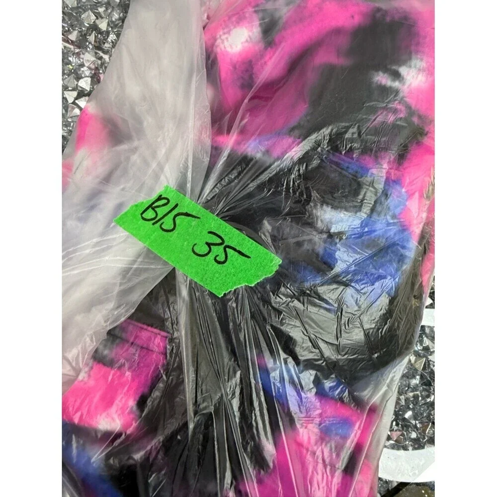 George swim board shorts tie dyed Pink Black Blue Tie-Dye Drawstring Shorts